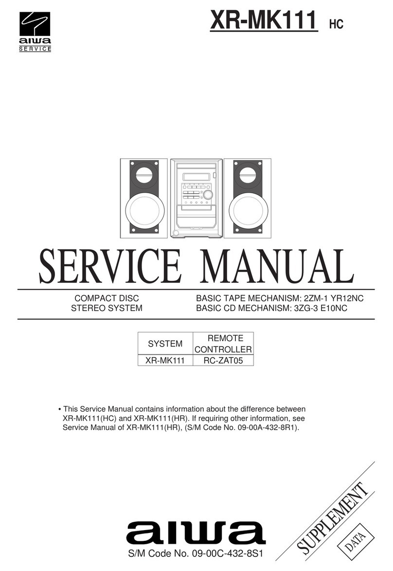 Aiwa XR-MK111 Service manual