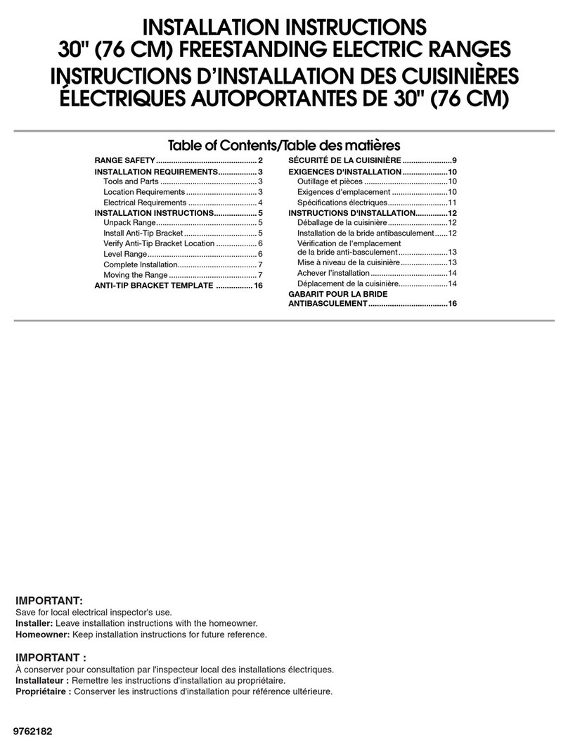 Whirlpool WERP4120SS0 installation instructions
