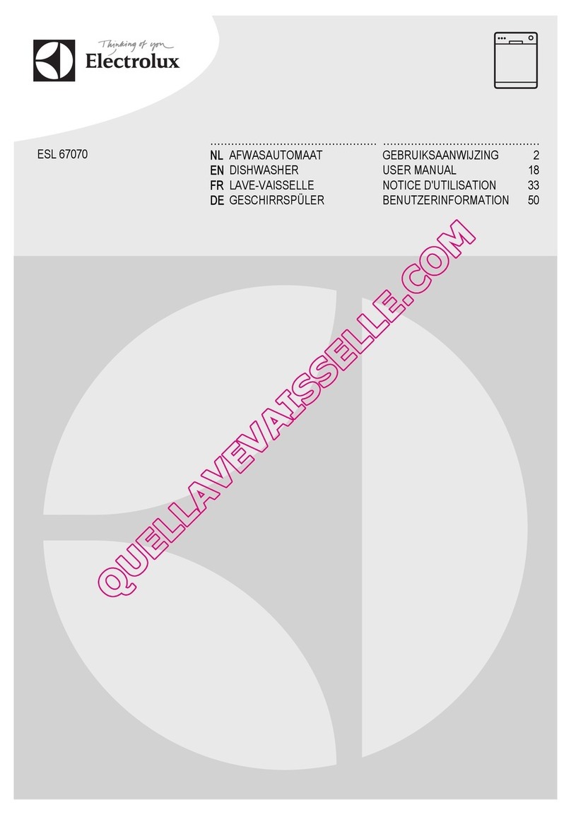 Electrolux ESL 67070 user manual
