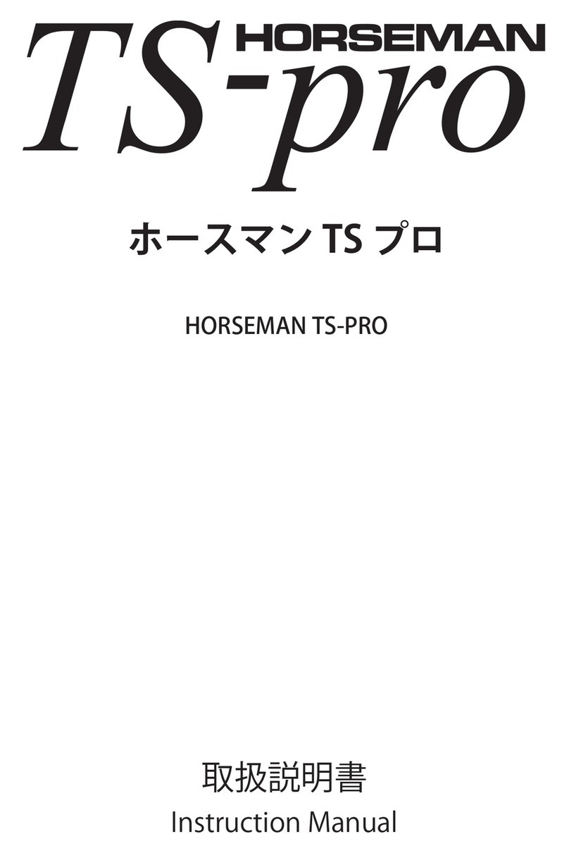 Horseman TS-PRO instruction manual
