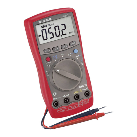 VOLTCRAFT vc 820 User manual