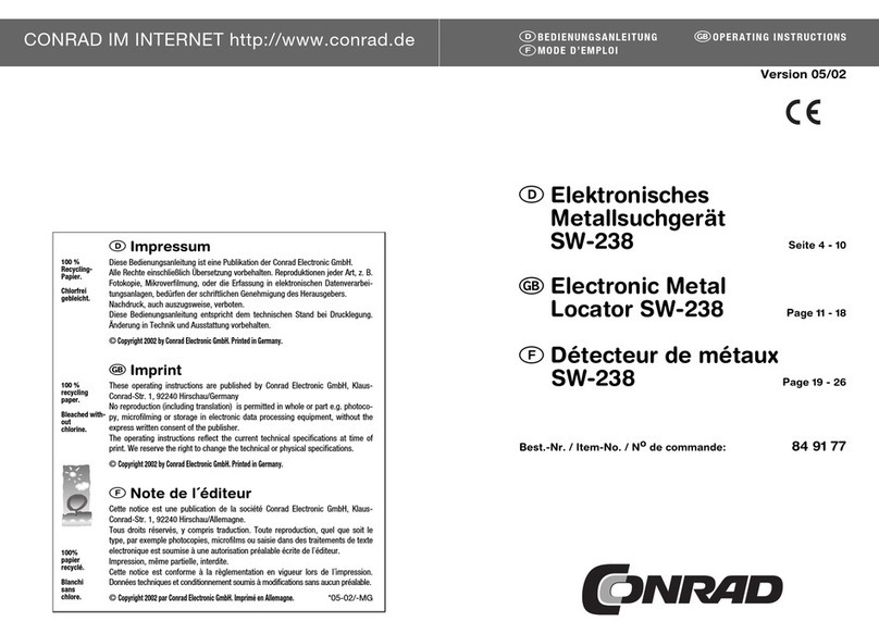 Conrad SW-238 manual