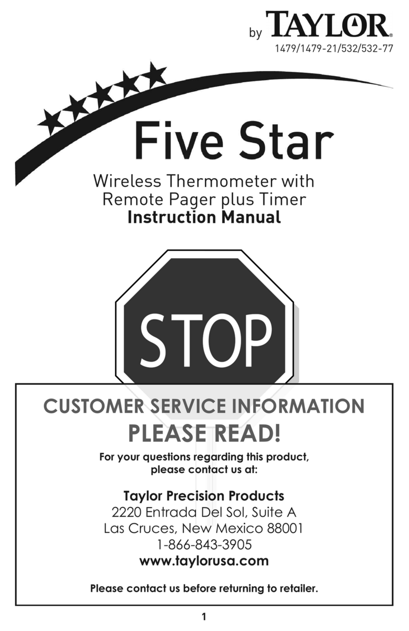 Taylor Five Star 1479 instruction manual