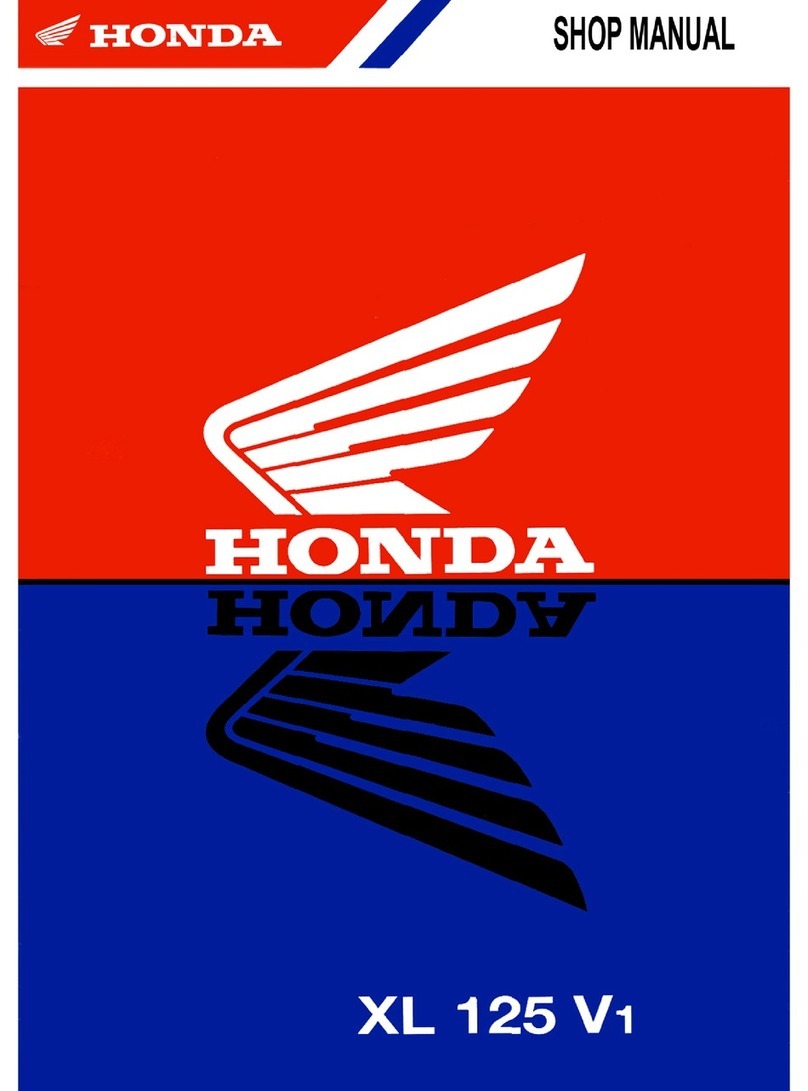 Honda XL 125 V1 Shop Manual