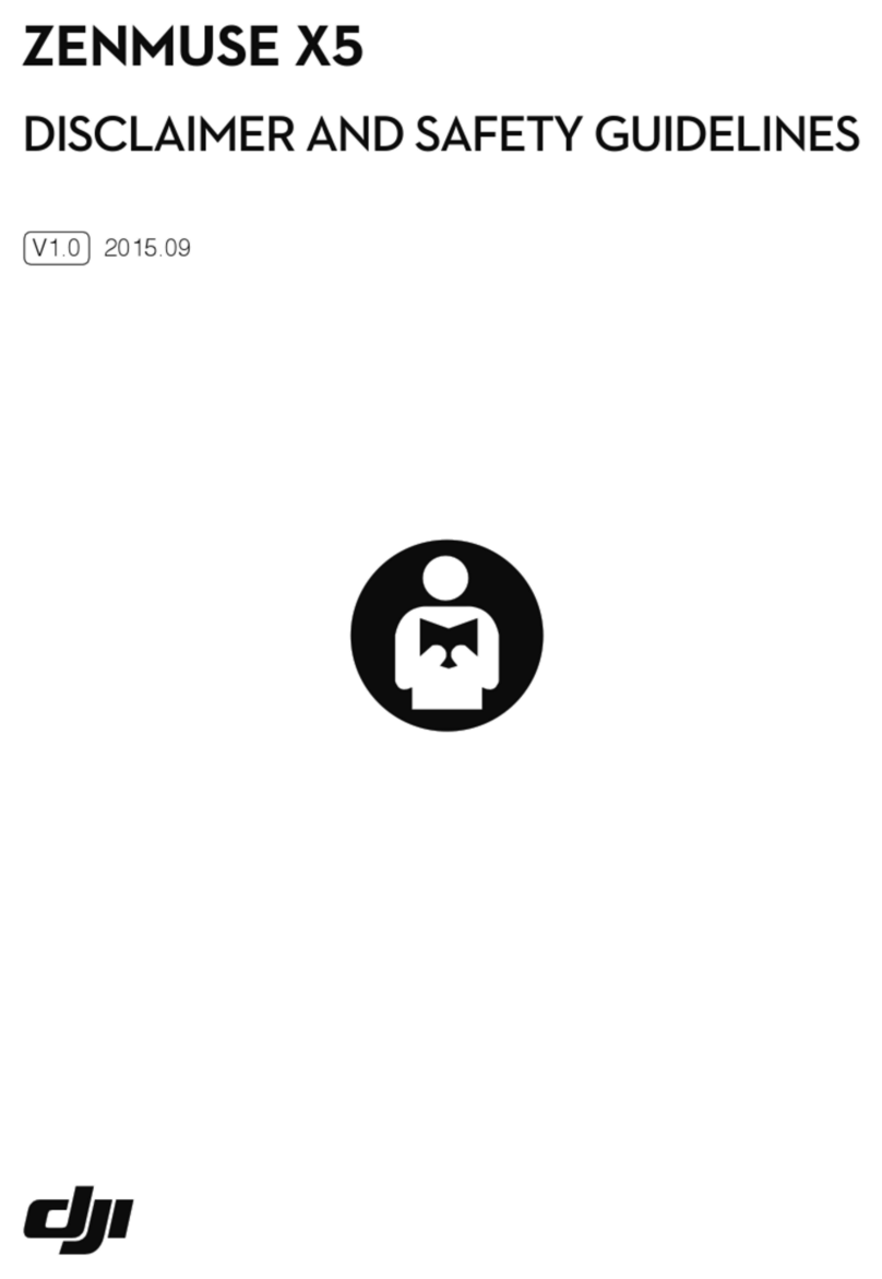 dji Zenmuse X5 User manual