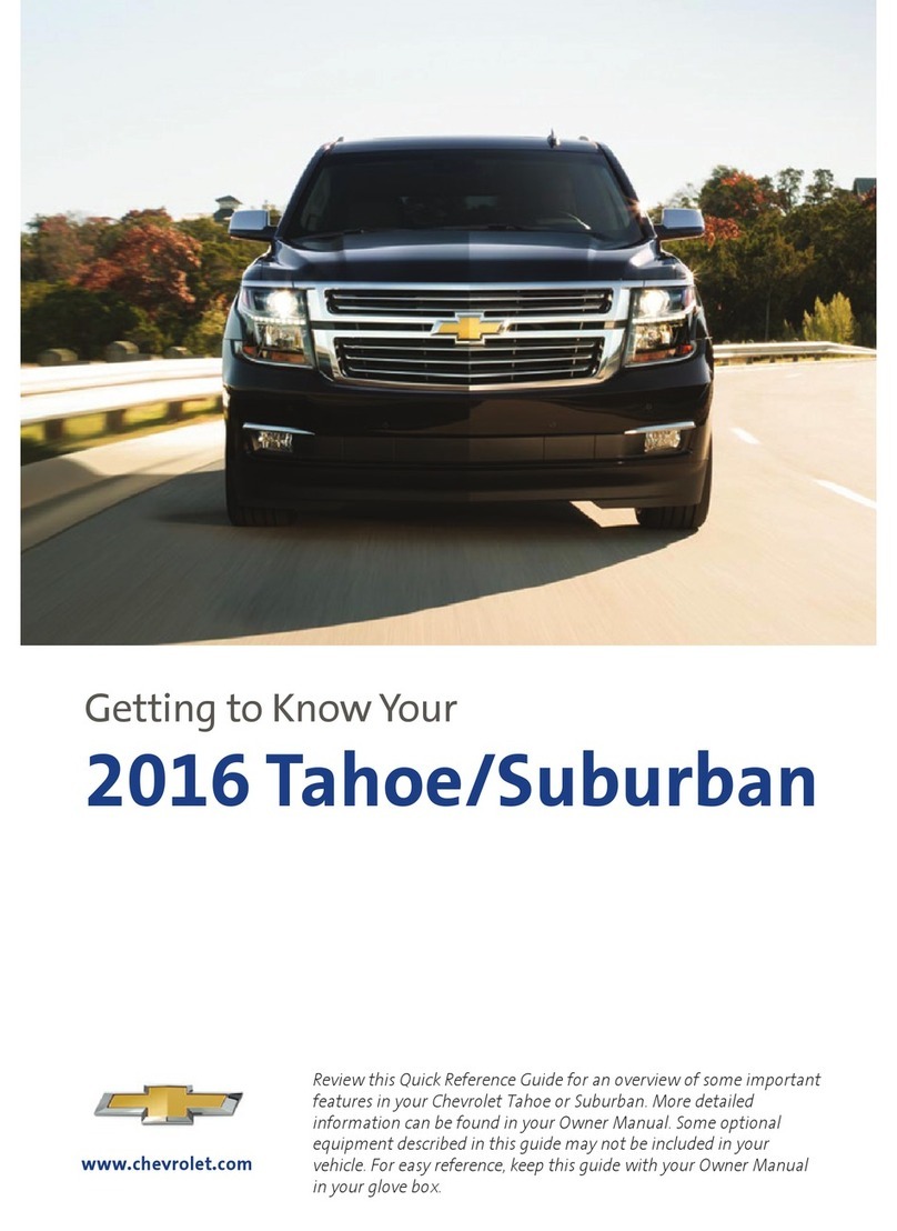 Chevrolet 2016 Tahoe Getting to know your