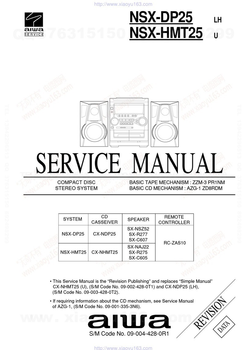 Aiwa NSX-DP25 User manual