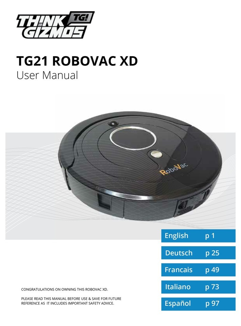 ThinkGizmos TG21 ROBOVAC XD user manual