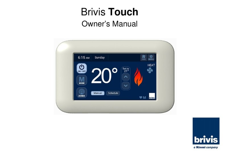 Brivis Touch owner's manual