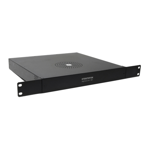 Stentofon alphaCom XE Installation, configuration & operation