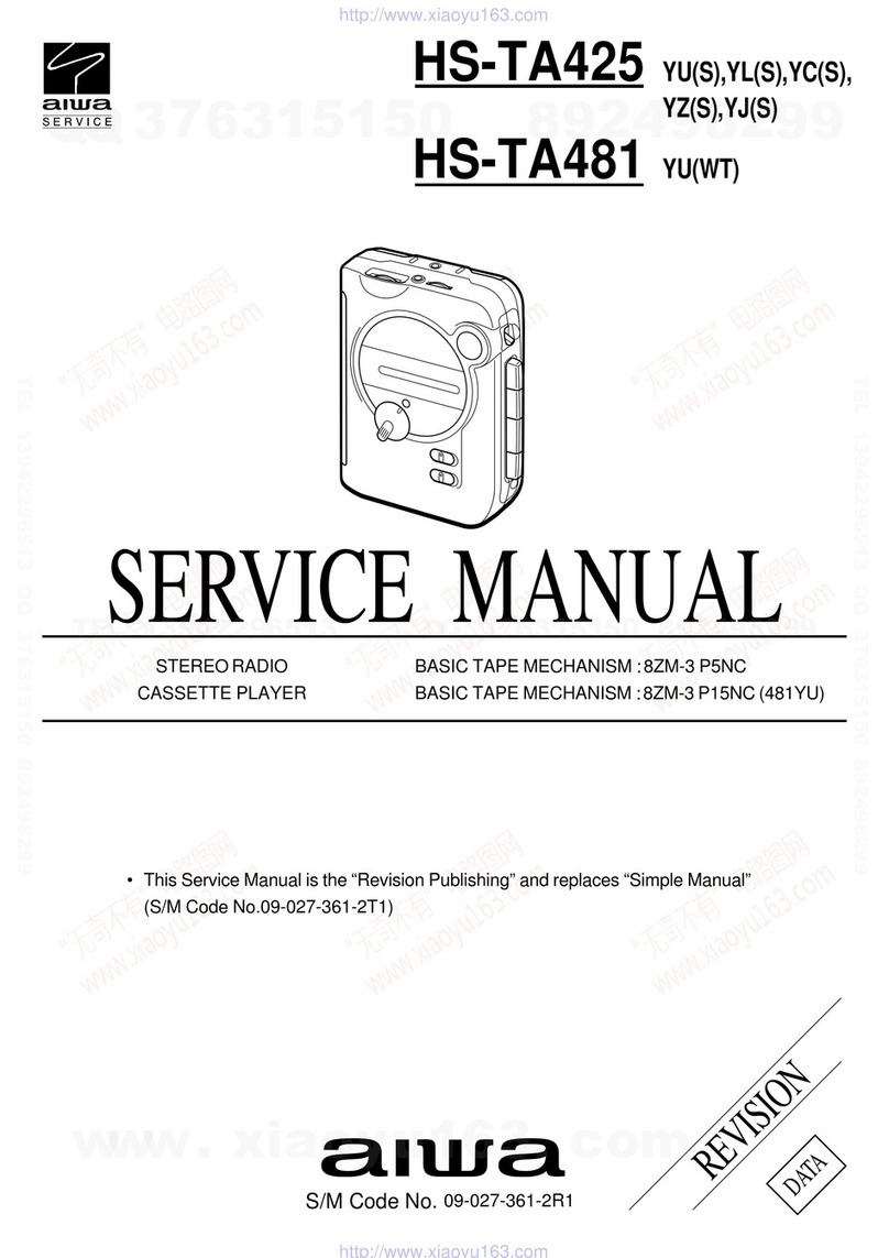 Aiwa HS-TA425 Service manual