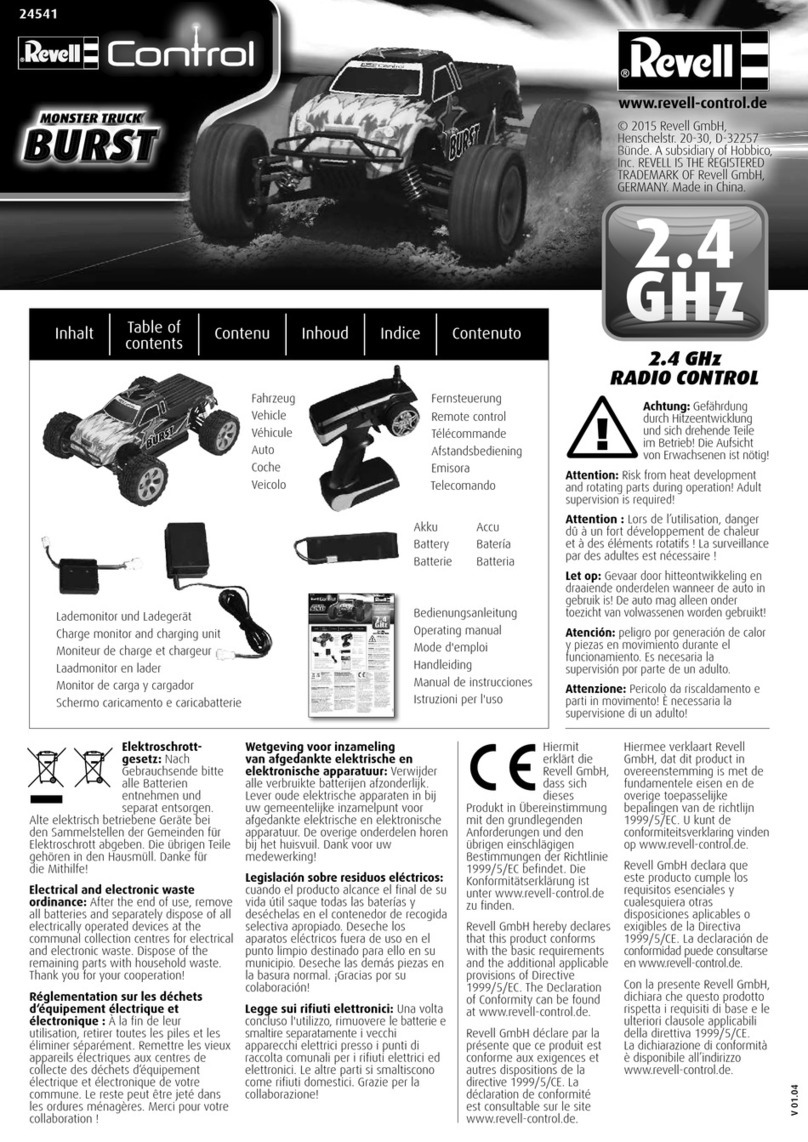 REVELL BURST User manual