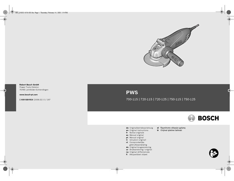 Bosch PWS 720-125 User manual