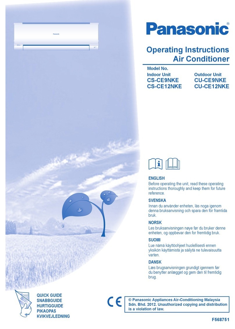 Panasonic CS-CE9NKE User manual
