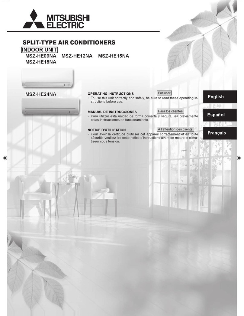 Mitsubishi MSZ-HE09NA User manual