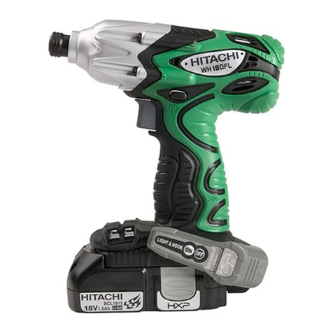 Hitachi WH18DFL User manual Hitachi WH18DFL User manual