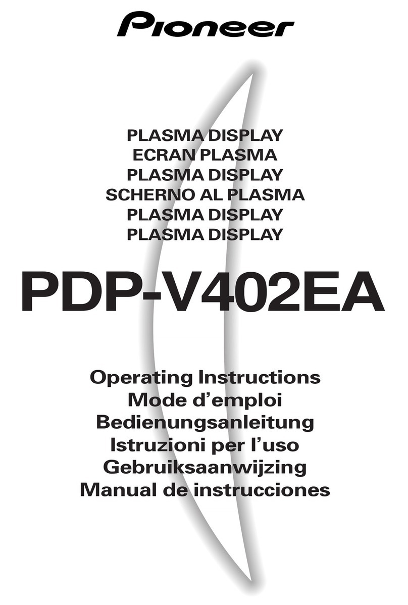Pioneer PDP-V402EA operating instructions