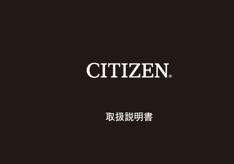 Citizen Eco-Drive U700 user manual
