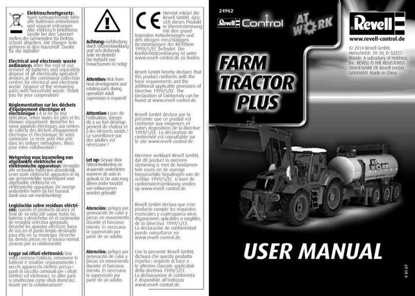 REVELL Farm Tractor Plus User manual