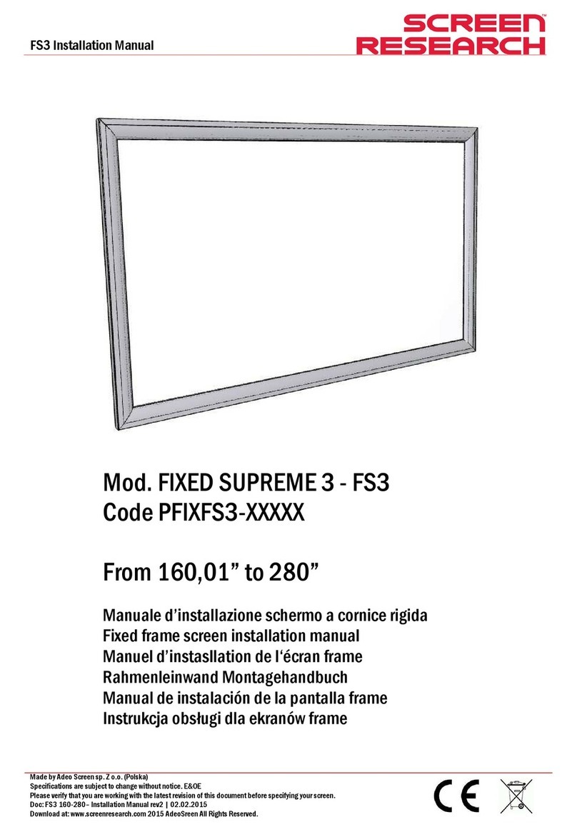 Screen Research FS3 User manual