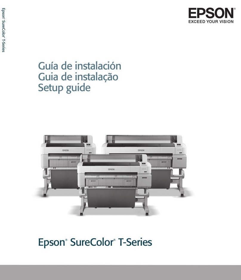 Epson surecolor t series User manual