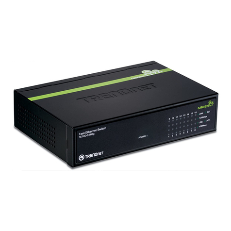 TRENDnet TE100-S16Eg Quick installation guide