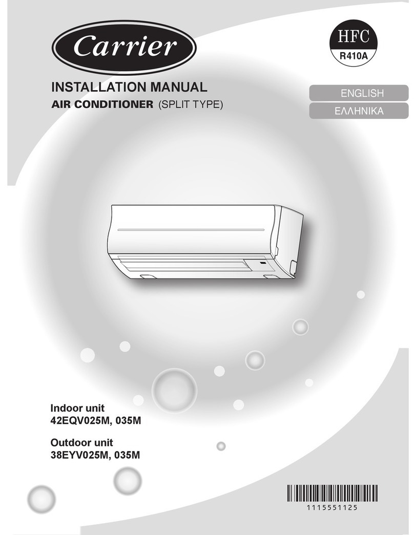 Carrier 42EQV025M User manual