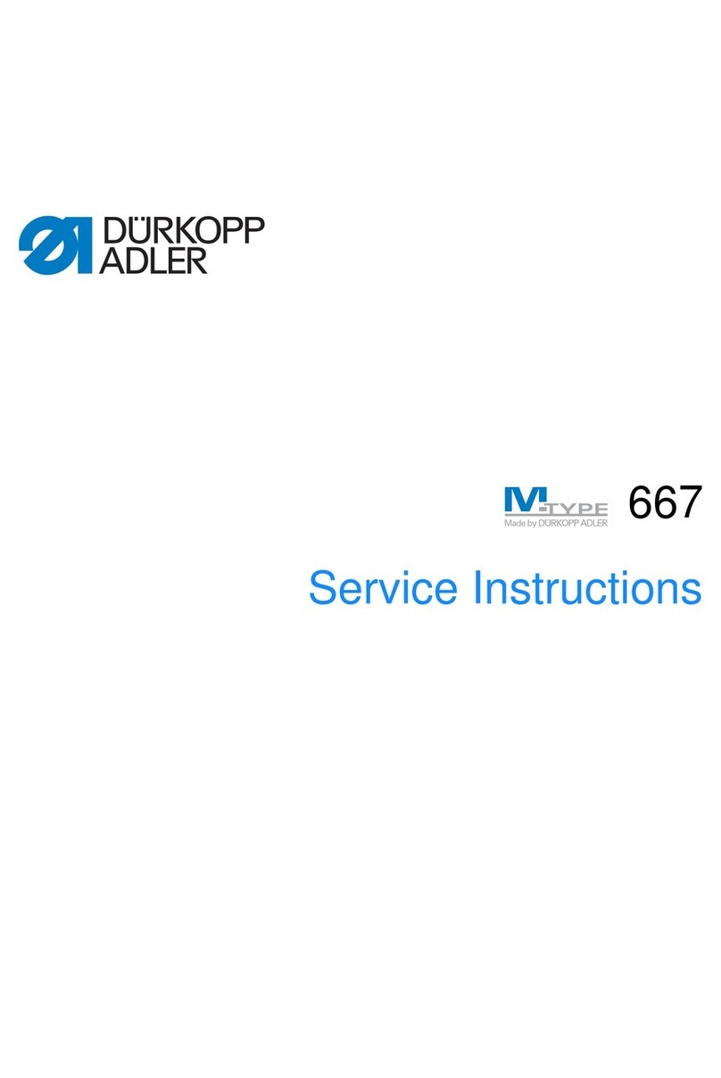 DURKOPP ADLER M-TYPE 667 Operating instructions DURKOPP ADLER M-TYPE 667 Operating instructions