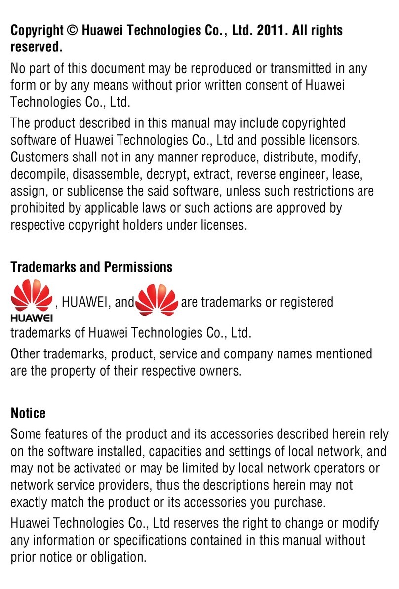 Huawei U2800A User manual Huawei U2800A User manual