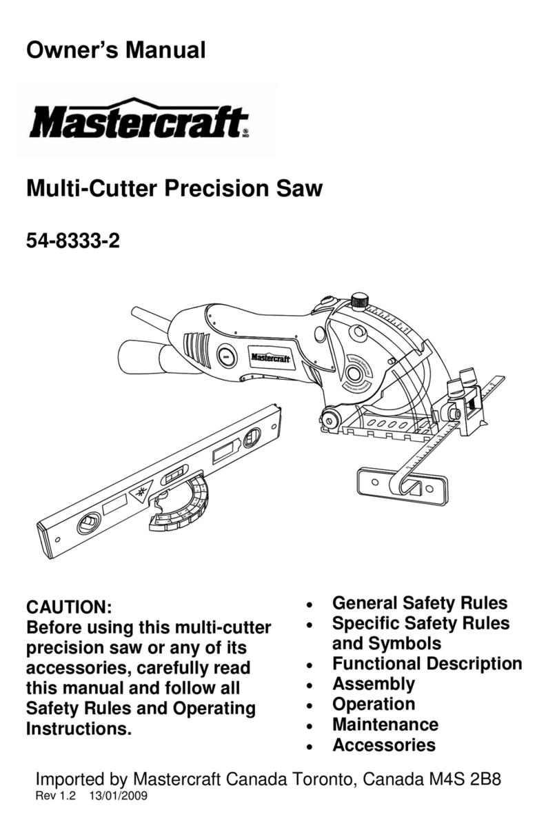 MasterCraft 54-8333-2 User manual