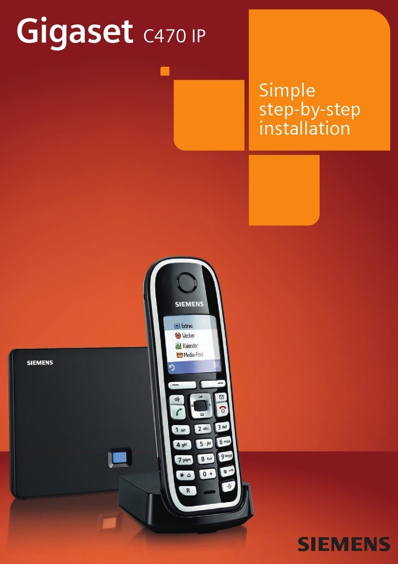 Siemens GIGASET C470 IP User manual