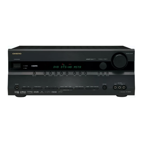 Onkyo TX-SR606 User manual Onkyo TX-SR606 User manual