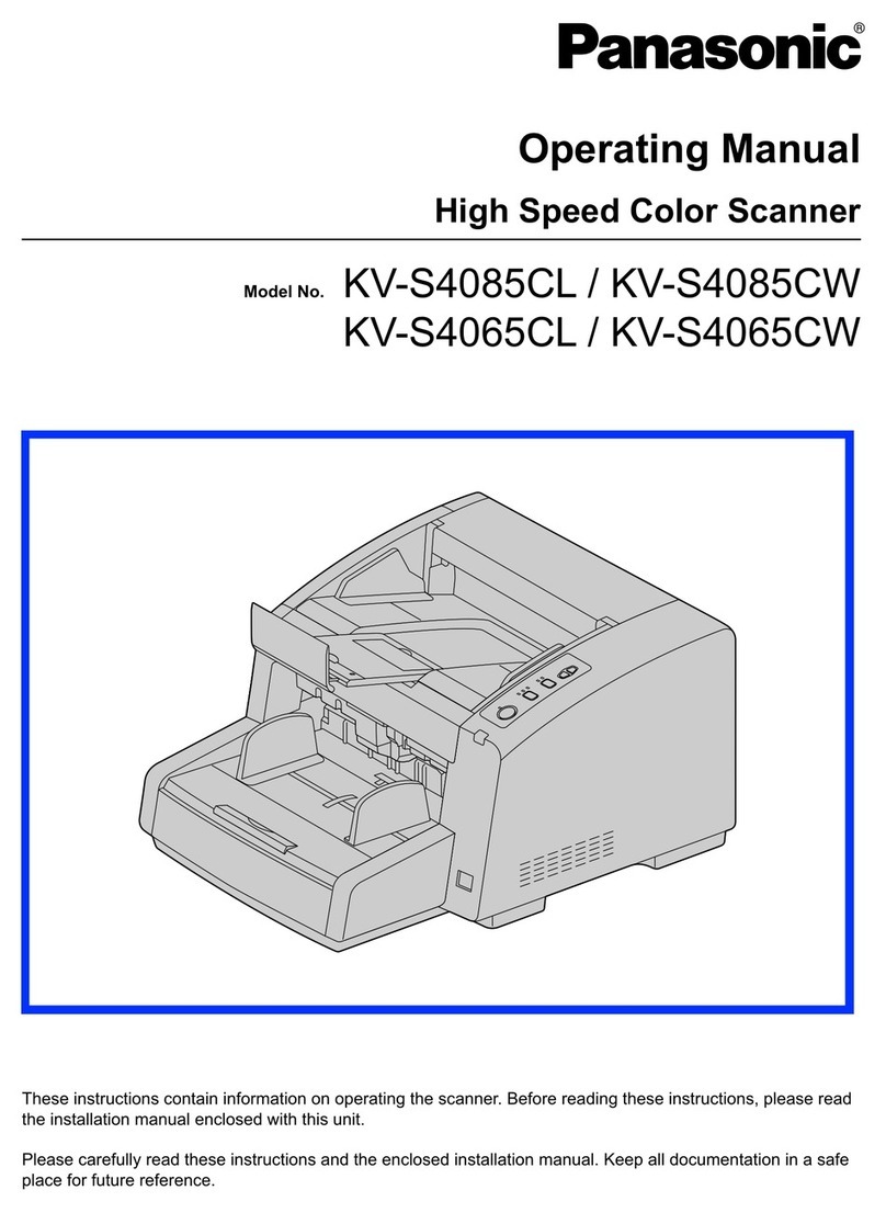 Panasonic KV-S4085CL User manual