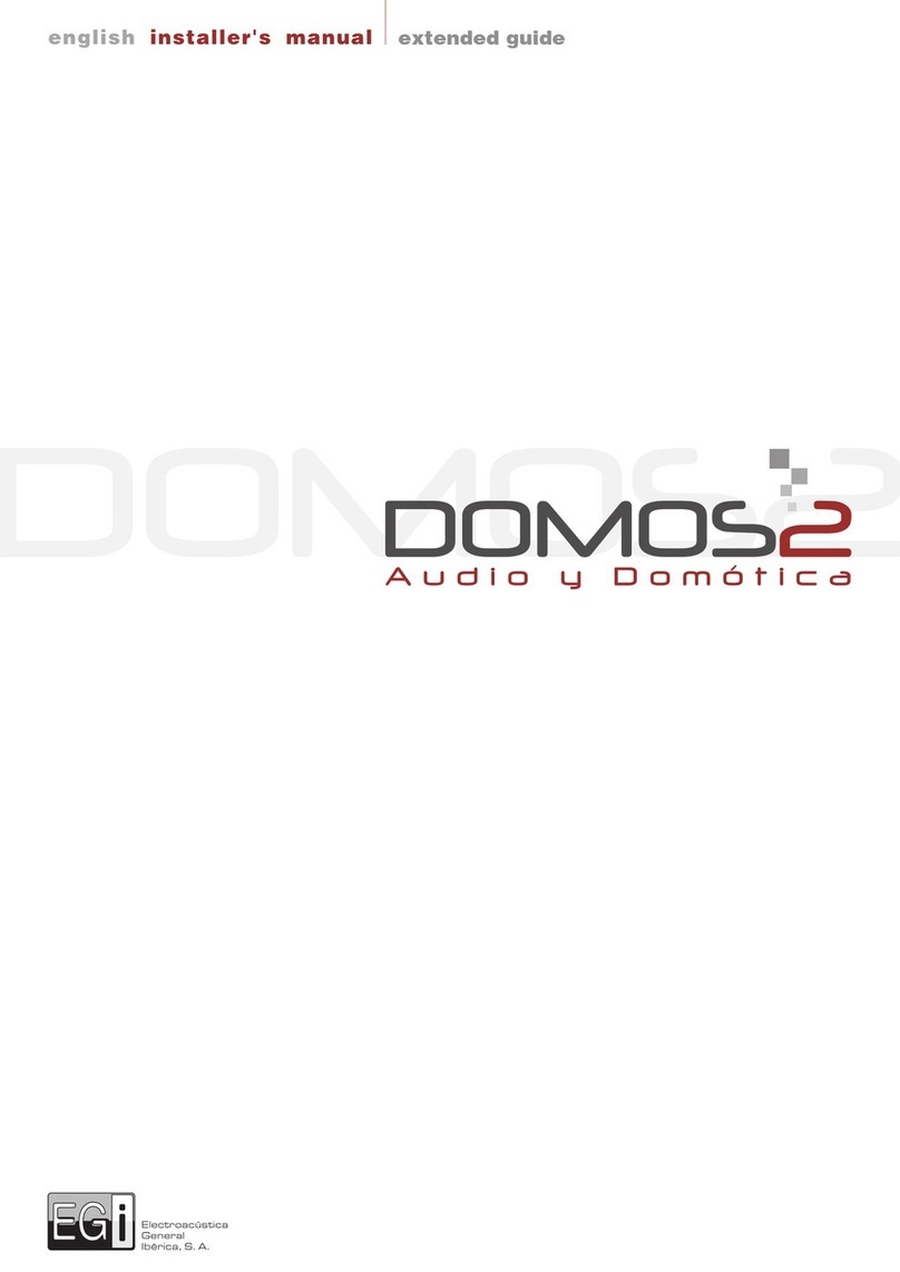EGi DOMOS2 Installer manual