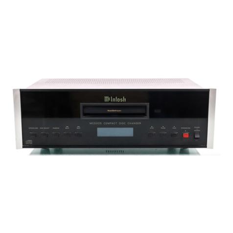 McIntosh MCD205 User manual