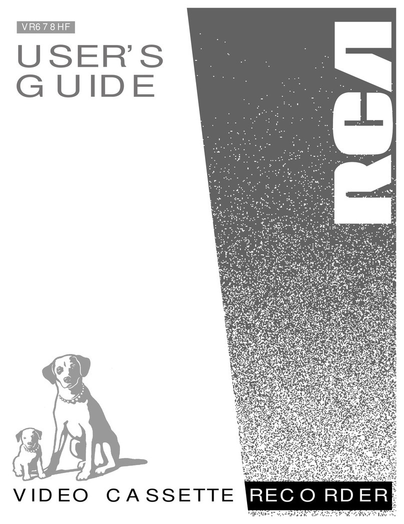 RCA VR678HF User manual