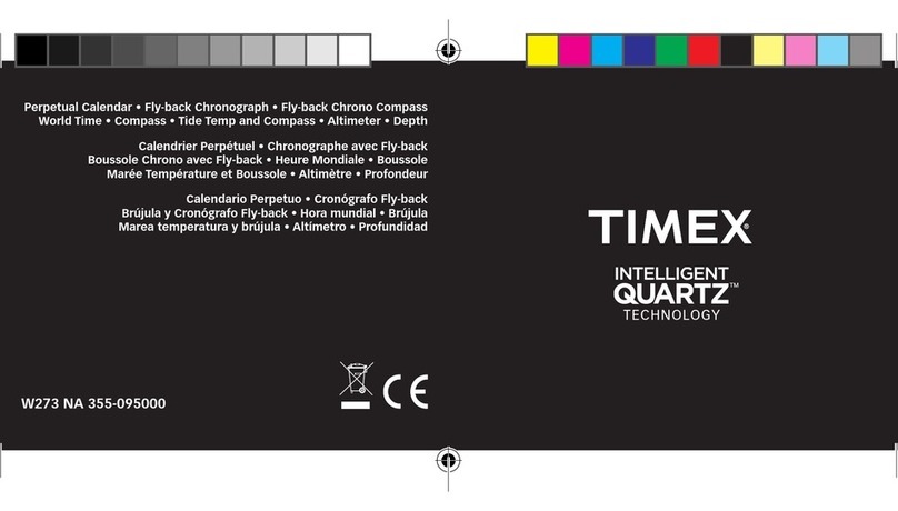 Timex Intelligent Quartz W273 User manual Timex Intelligent Quartz W273 User manual