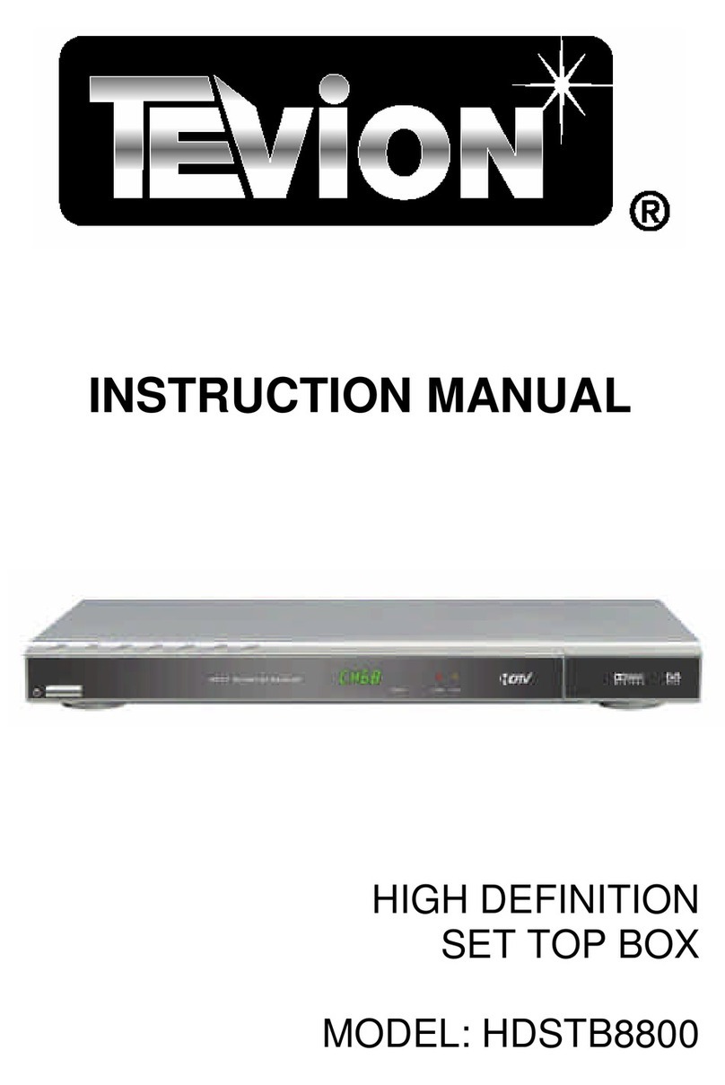 Tevion HDSTB8800 instruction manual