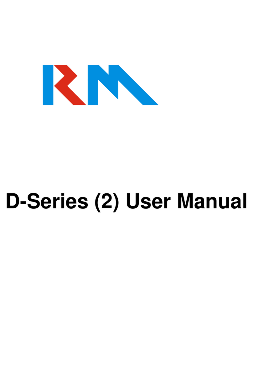 RM D-Series User manual