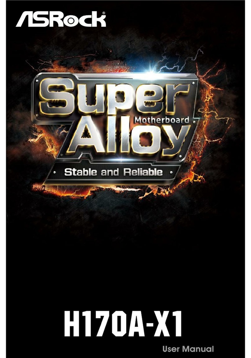 ASROCK Super Alloy H170A-X1 User manual