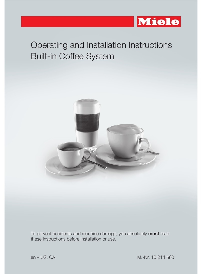 Miele DGC 6800 User manual Miele DGC 6800 User manual