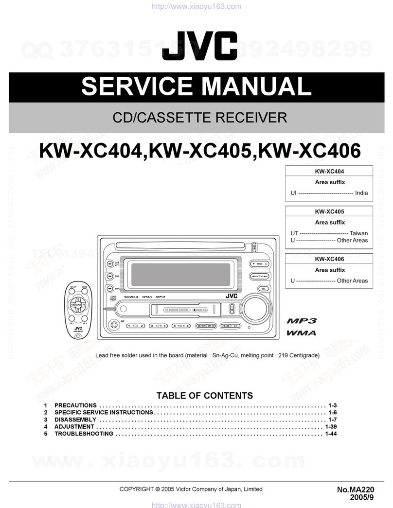 JVC KW-XC404 User manual
