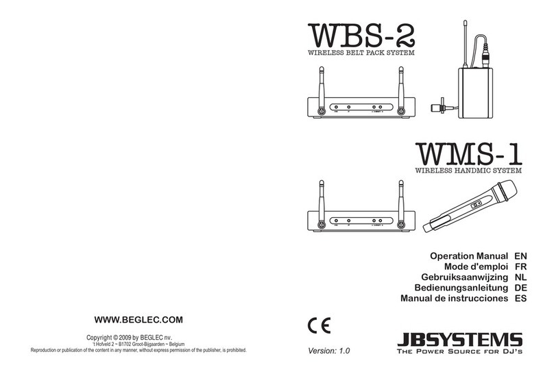 JB Systems WBS-2 Operation manual