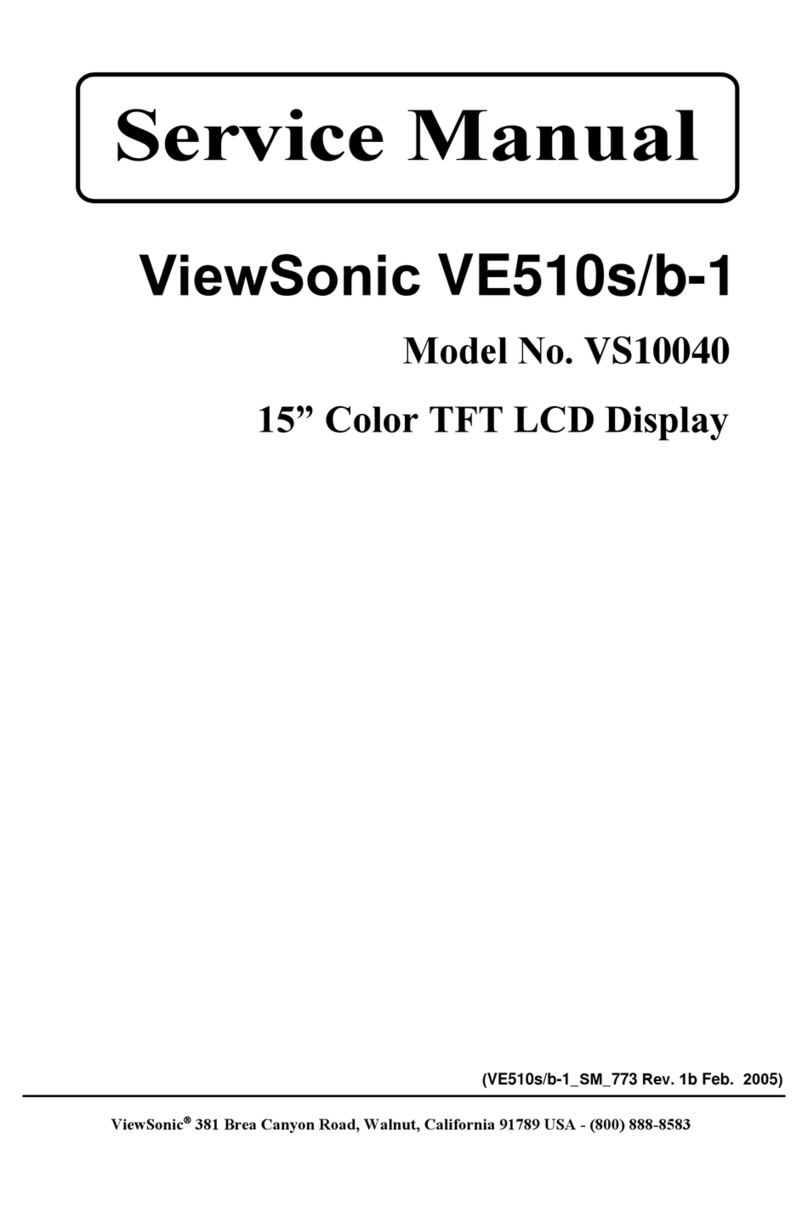 ViewSonic ve510s/b-1 User manual ViewSonic ve510s/b-1 User manual