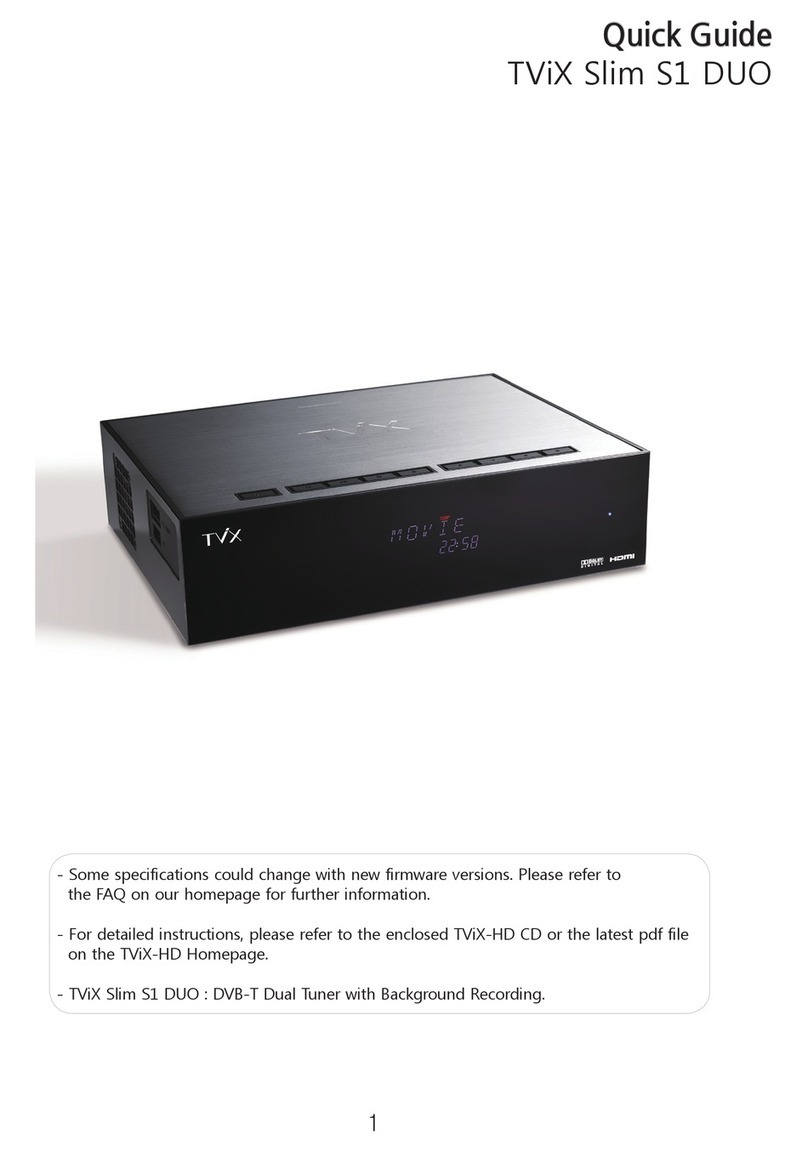 TViX SLIM S1 DUO User manual