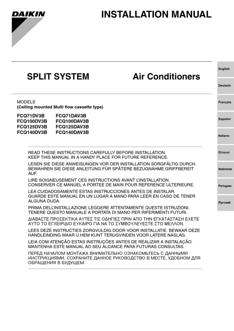 Daikin FCQ71DV3B User manual