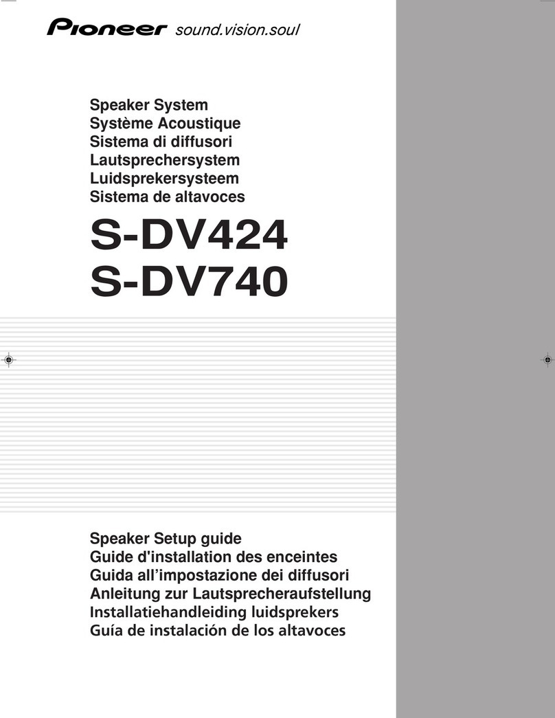 Pioneer S-DV424 User manual