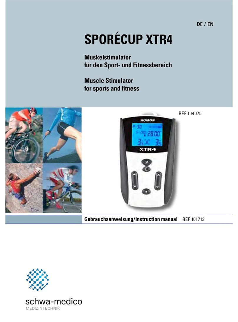 schwa-medico SPORECUP XTR4 instruction manual