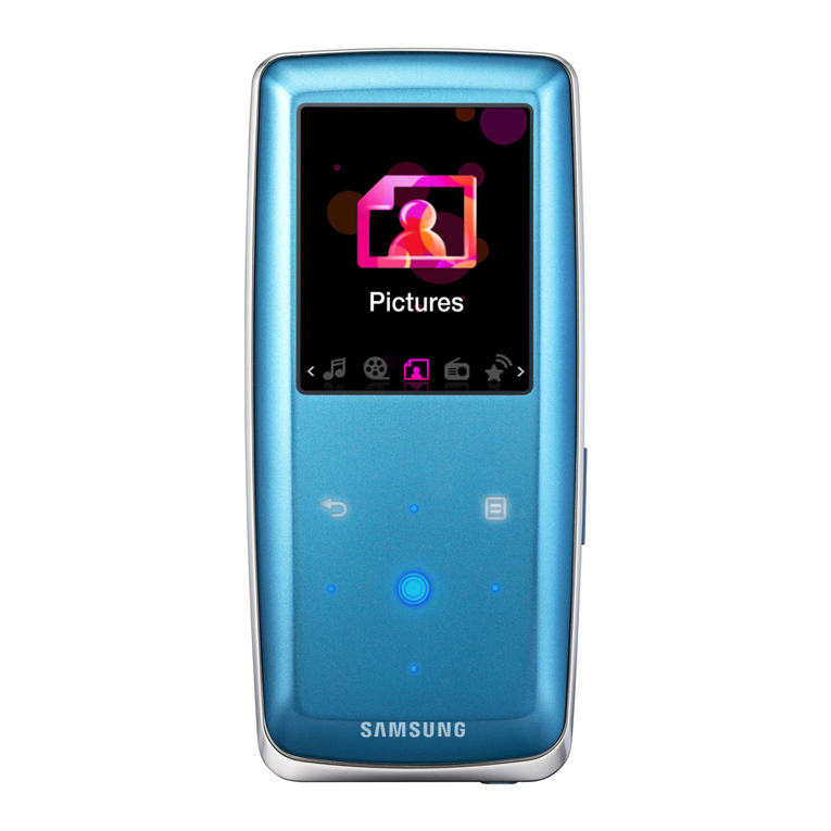 Samsung YEPP YP-S3 User manual