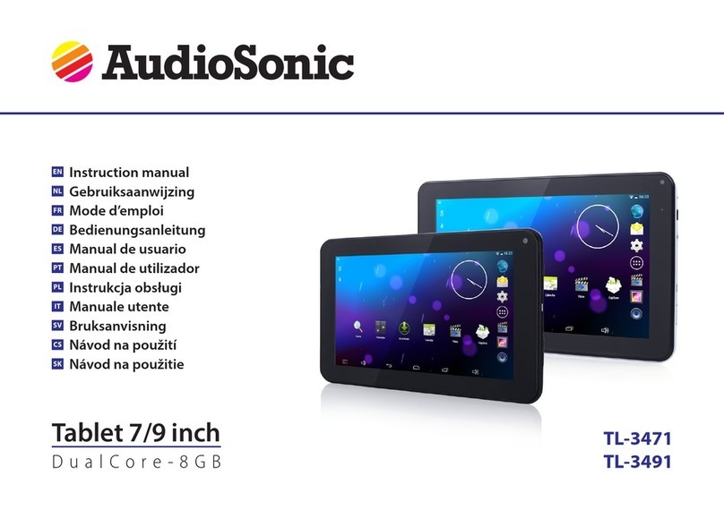 AudioSonic TL-3471 instruction manual